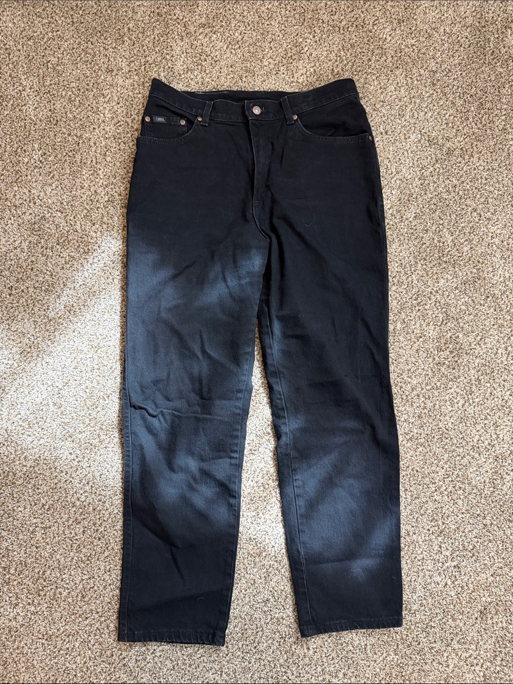 Lee Women's Black Straight Jeans